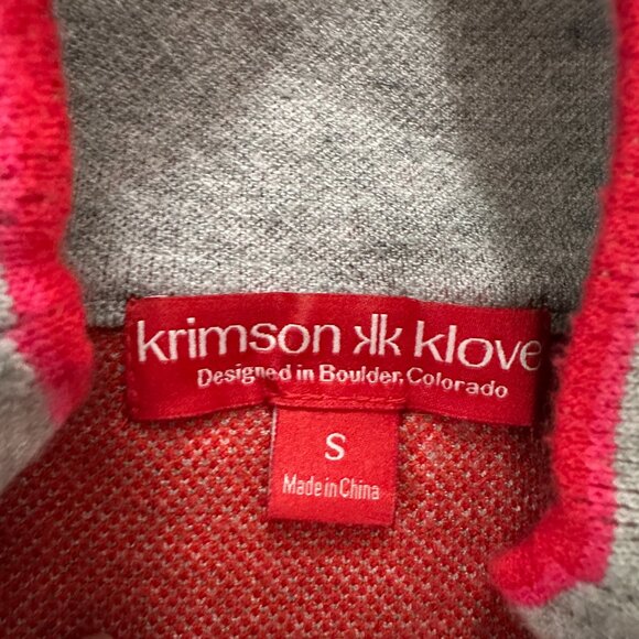 Krimson Klover Riva Quarter Zip Sweater Women's SMALL Thumb Holes Ski - Picture 4 of 6